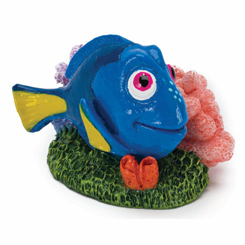 Penn-Plax Officially Licensed Disney's Finding Nemo Fish Tank and Aquarium Ornament - Mini Dory with Coral