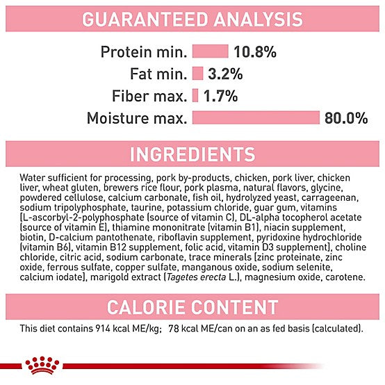 Royal Canin Kitten Instinctive Loaf in Sauce Canned Cat Food, 3 oz.