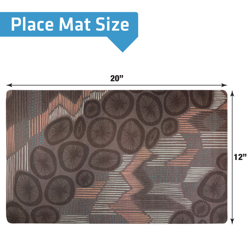 Drymate Pet Placemat, Gray