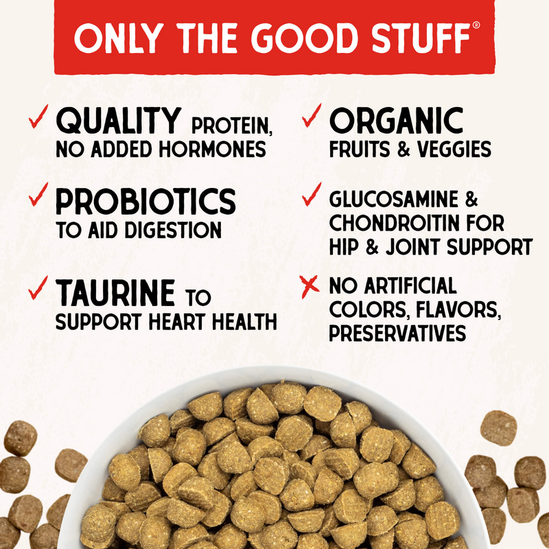 Stella & Chewy's Baked Kibble for Dogs - Raw Coated Cage-Free Chicken Recipe - 3.5 lb. Bag