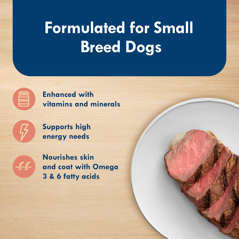 Blue Buffalo Delights Small Breed Natural Wet Dog Food, Filet Mignon Paté, 3.5-oz. Cup
