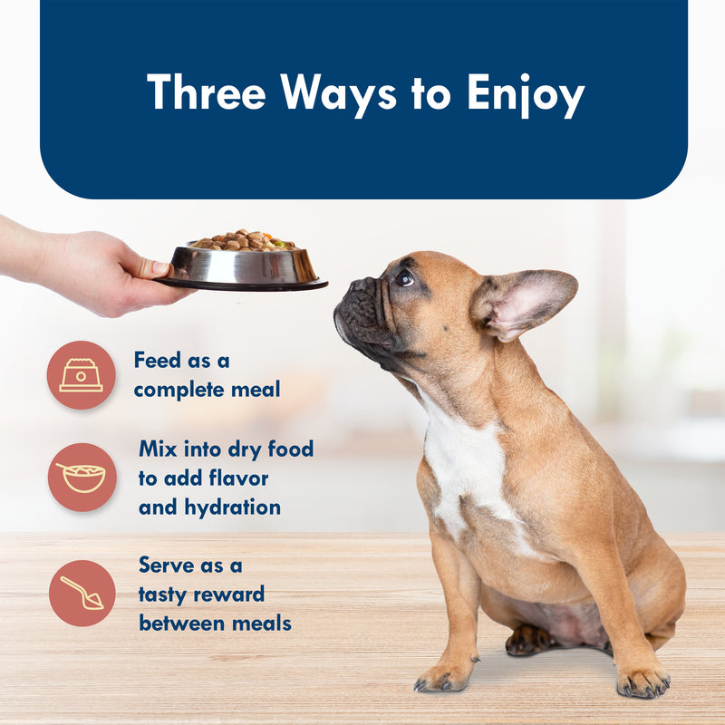 Blue Buffalo Delights Small Breed Natural Wet Dog Food, Prime Rib Flavor in Gravy, 3.5-oz. Cups
