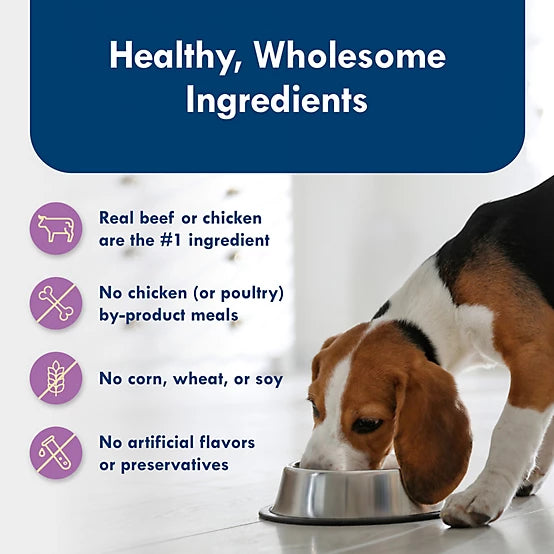 Blue Buffalo Delights Small Breed Adult Grain-Free Top Sirloin/Grilled Chicken Pate Wet Dog Food pk., 3.5 oz. Cup, pk. of 12