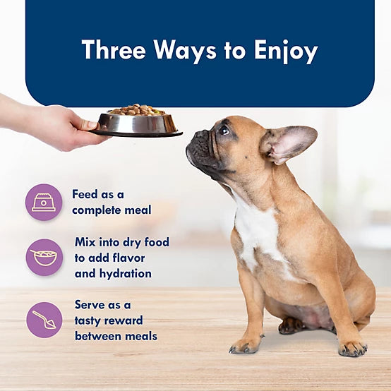 Blue Buffalo Delights Small Breed Adult Grain-Free Top Sirloin/Grilled Chicken Pate Wet Dog Food pk., 3.5 oz. Cup, pk. of 12