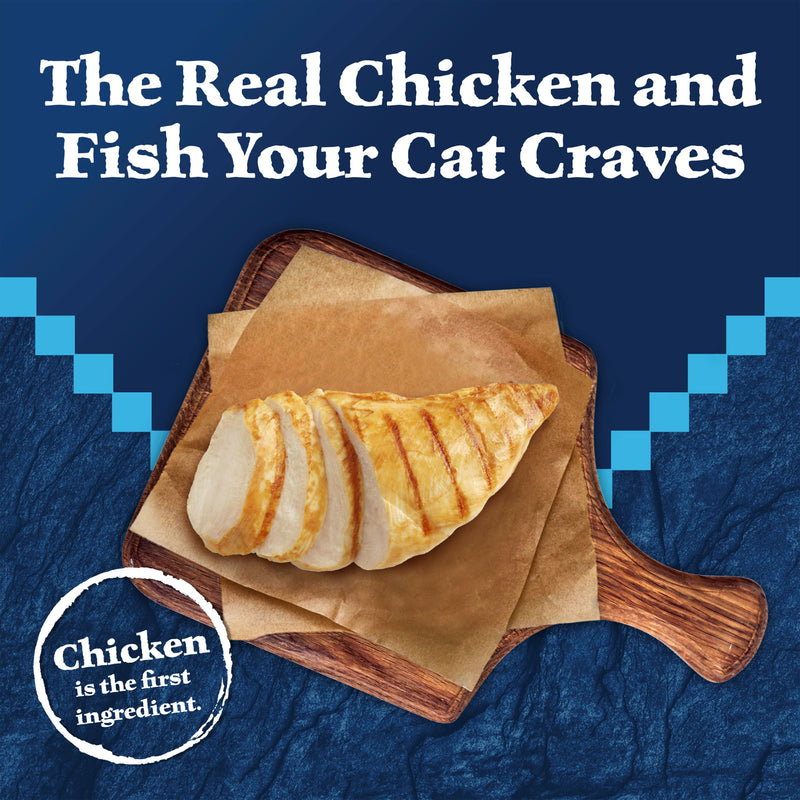 Blue Buffalo Wilderness Wild Delights Adult Flaked Wet Cat Food, High-Protein & Grain-Free, Chicken & Trout Recipe in Tasty Gravy, 5.5-oz. Can