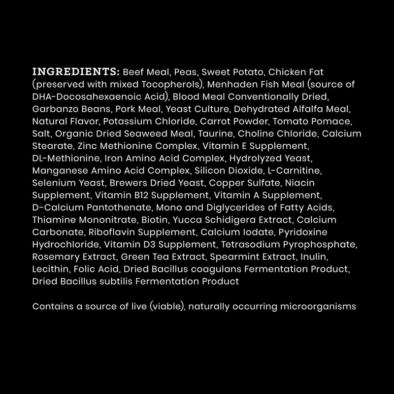 Victor Grain Free Active Dog & Puppy Dry Dog Food Ingredients