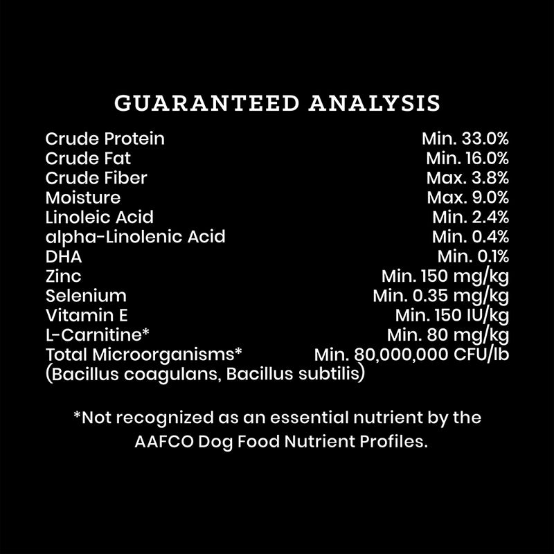 Victor Grain Free Yukon River Dry Dog Food Guaranteed Analysis