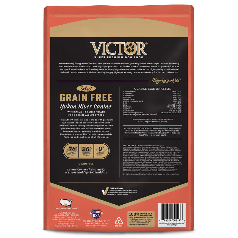 Victor Grain Free Yukon River Dry Dog Food