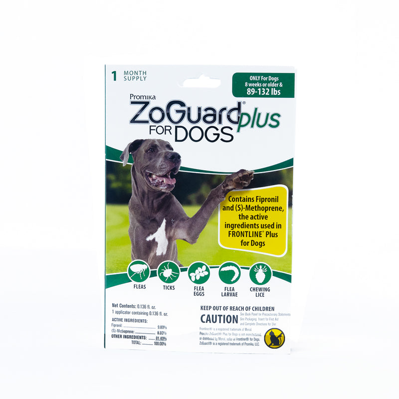 ZoGuard Plus for Dogs 89-132lb 1 Pack
