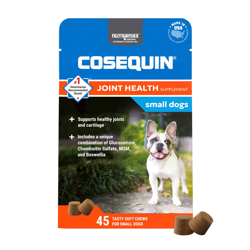 Nutramax Cosequin Minis Joint Health Supplement for Small Dogs, 45 Soft Chews