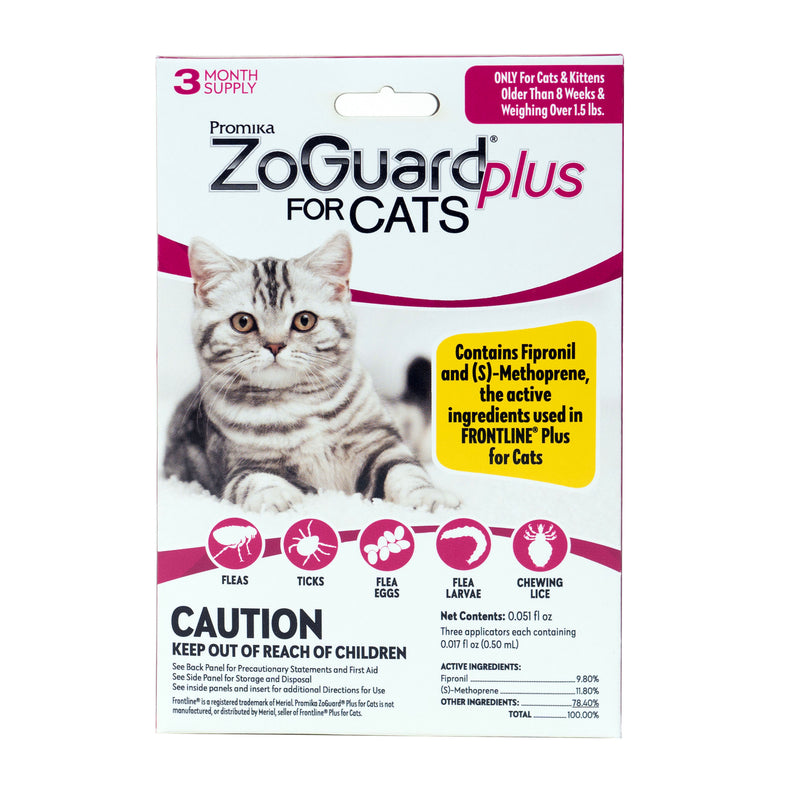 ZoGuard Plus for Cats 1.5lb&Up 3 Pack
