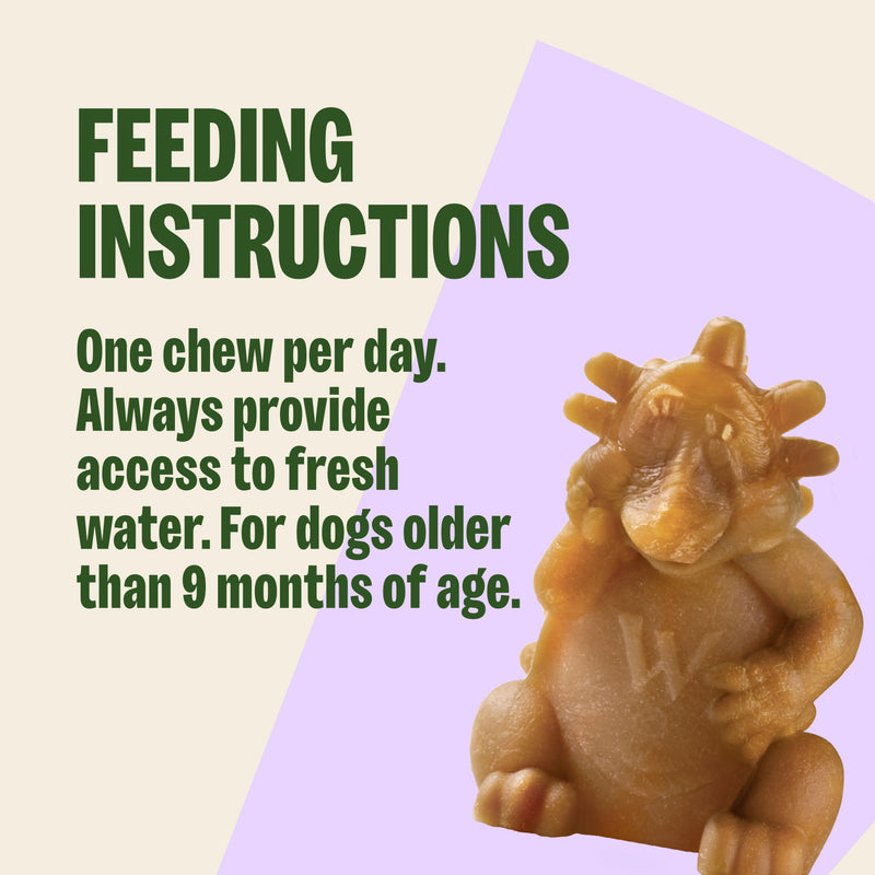 Whimzees Hedgehog Dental Chew Dog Treats, Large