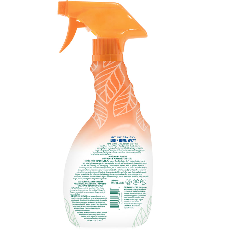Tropiclean Natural Flea & Tick Pet Spray