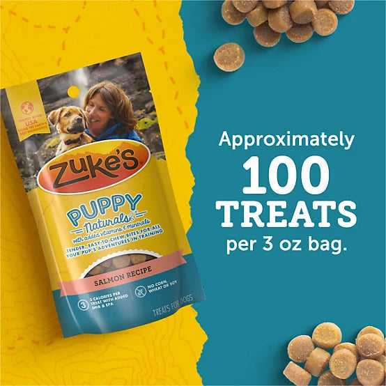 Zuke's Puppy Naturals Salmon Recipe Dog Treats, 5 oz.