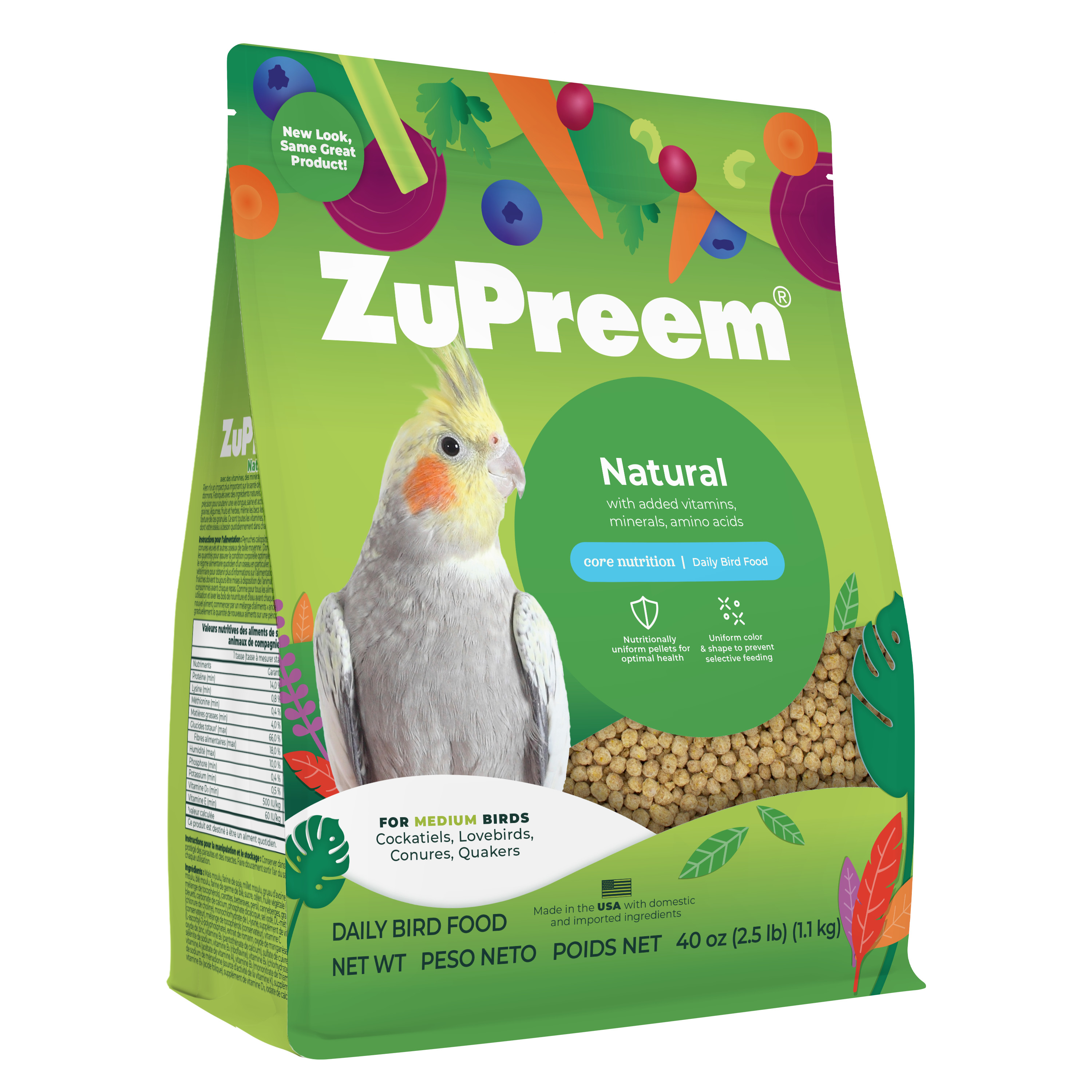 ジュリエット　ケペシュ『Birds』鳥 ZuPreem True Harvest - Medium Birds - 2.5 lb – Petsense
