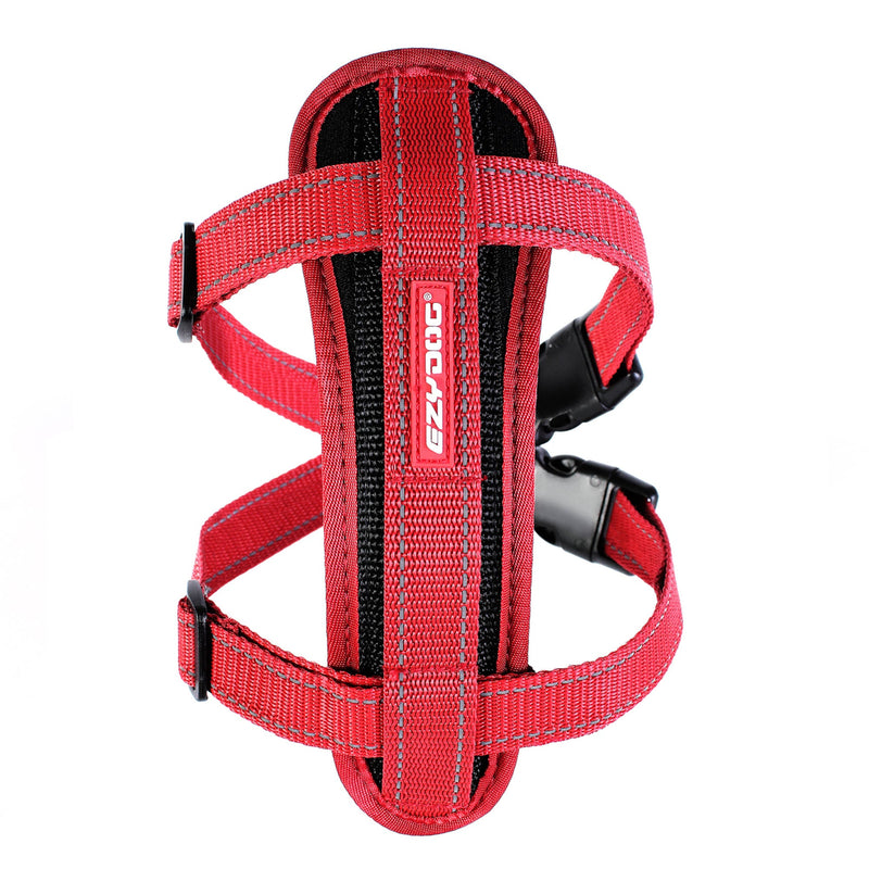 EzyDog Chest Plate Dog Harness - Red