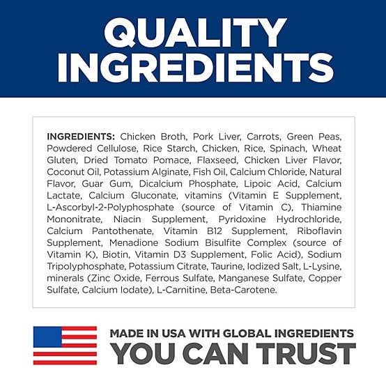 Hill's Science Diet Perfect Weight Adult Vegetable and Chicken Stew Wet Dog Food, 12.5 oz.