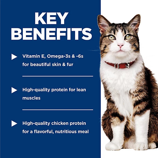 Hill's Science Diet Adult Hairball Control Savory Chicken Entree Wet Cat Food, 2.9 oz