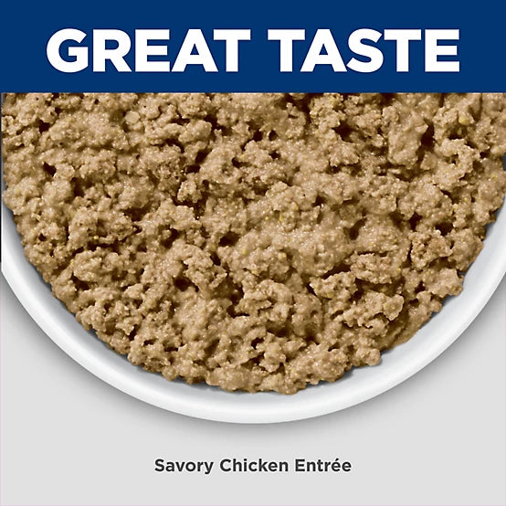 Hill's Science Diet Adult Hairball Control Savory Chicken Entree Wet Cat Food, 2.9 oz