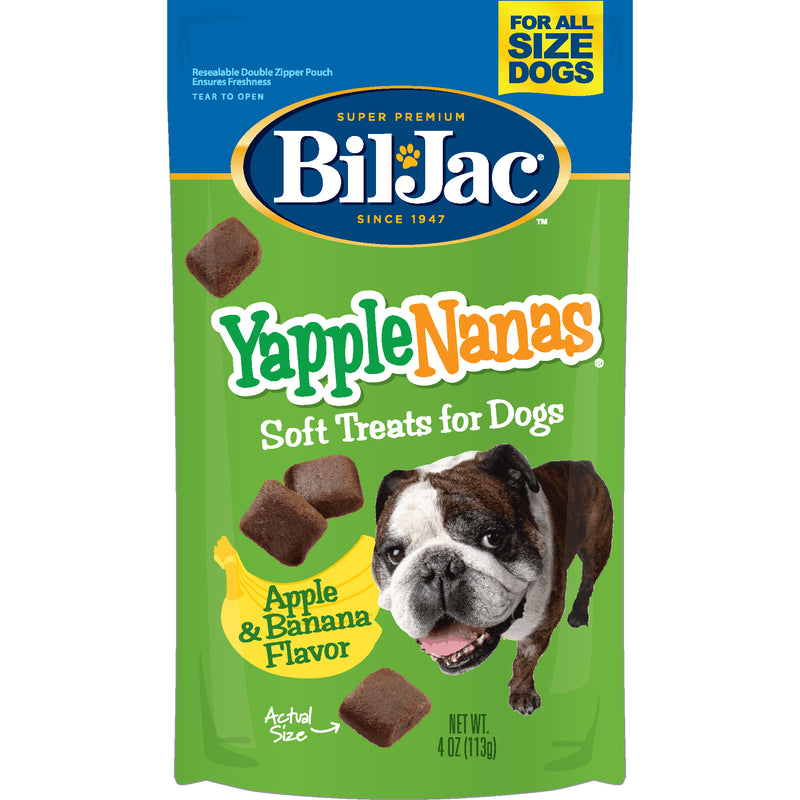 Bil-Jac 4 oz YappleNanas Dry Dog Treat