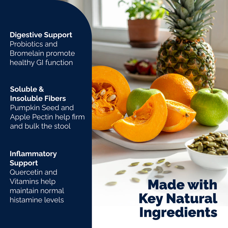 Vetnique Glandex for Dogs Anal Gland & Digestive Support Soft Chews, Peanut Butter, 60ct