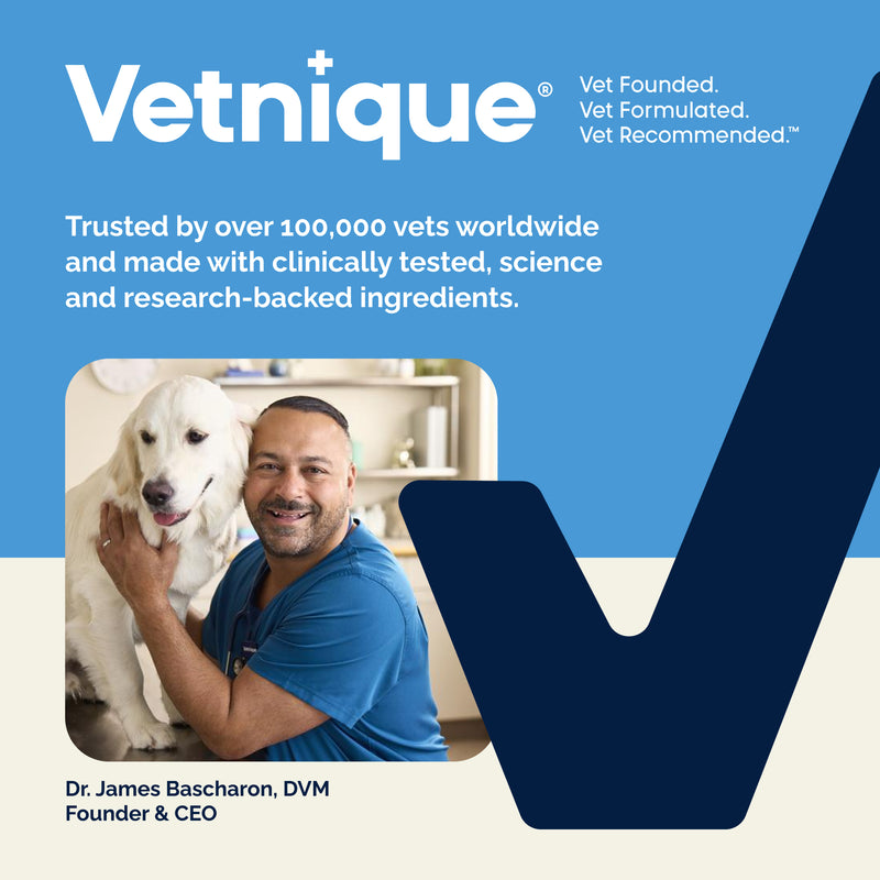 Vetnique Glandex for Dogs Anal Gland & Digestive Support Soft Chews, Peanut Butter, 60ct