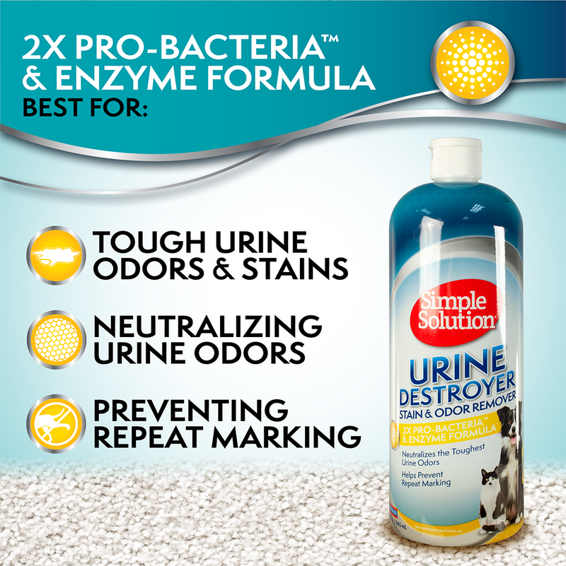 Simple Solution Urine Destroyer Stain & Odor Remover 32oz