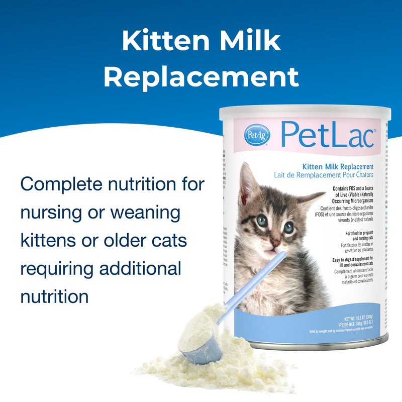PetAg's PETLAC Kitten Powder 10.5oz