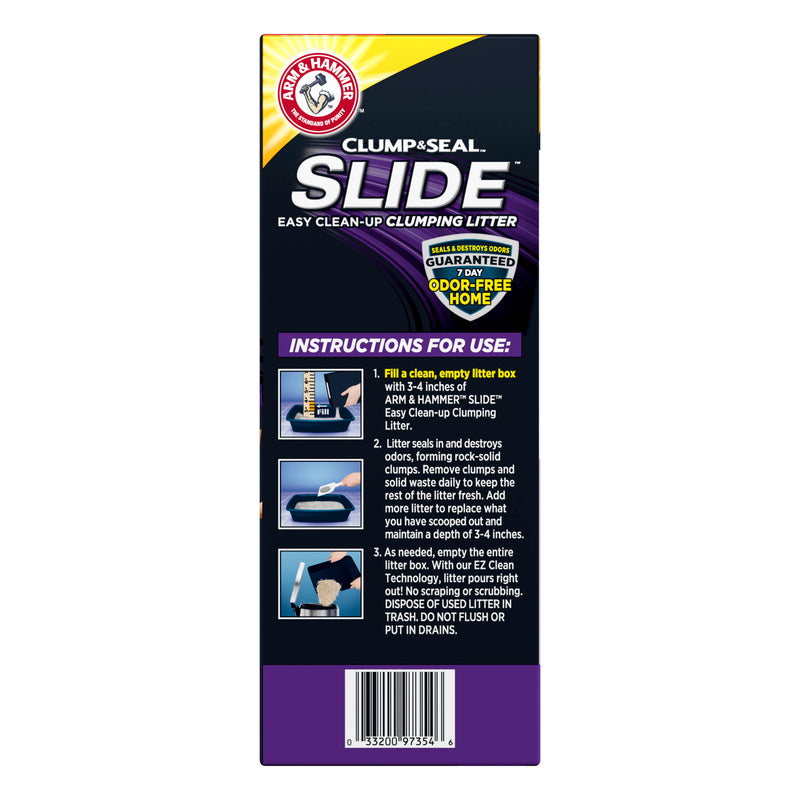 ARM & HAMMER SLIDE Easy Clean-Up Multi-Cat Clumping Cat Litter, 14 lb