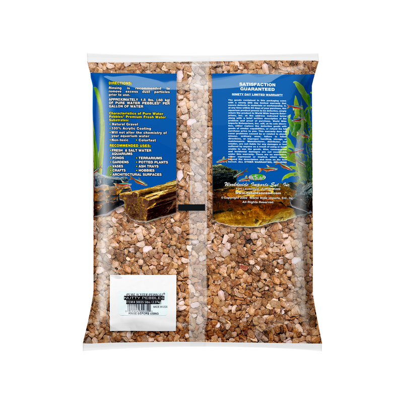 PURE WATER PEBBLES GRAVEL NUTTY PEBBLES 5LB