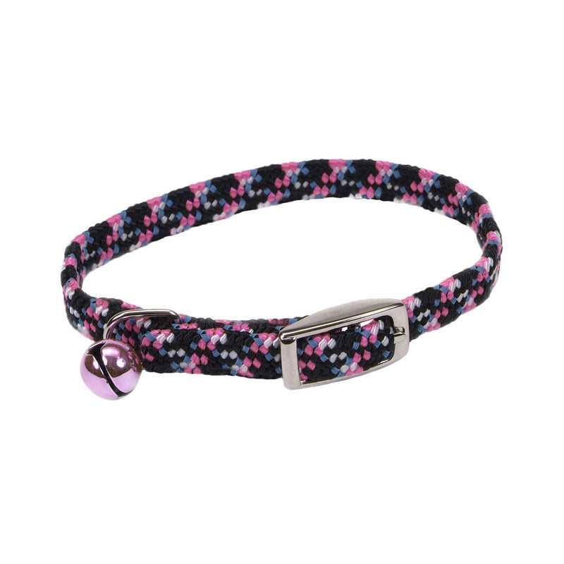 Li'l Pals® Elasticized Safety Kitten Collar with Reflective Threads, Neon Pink, 5/16" x 8"