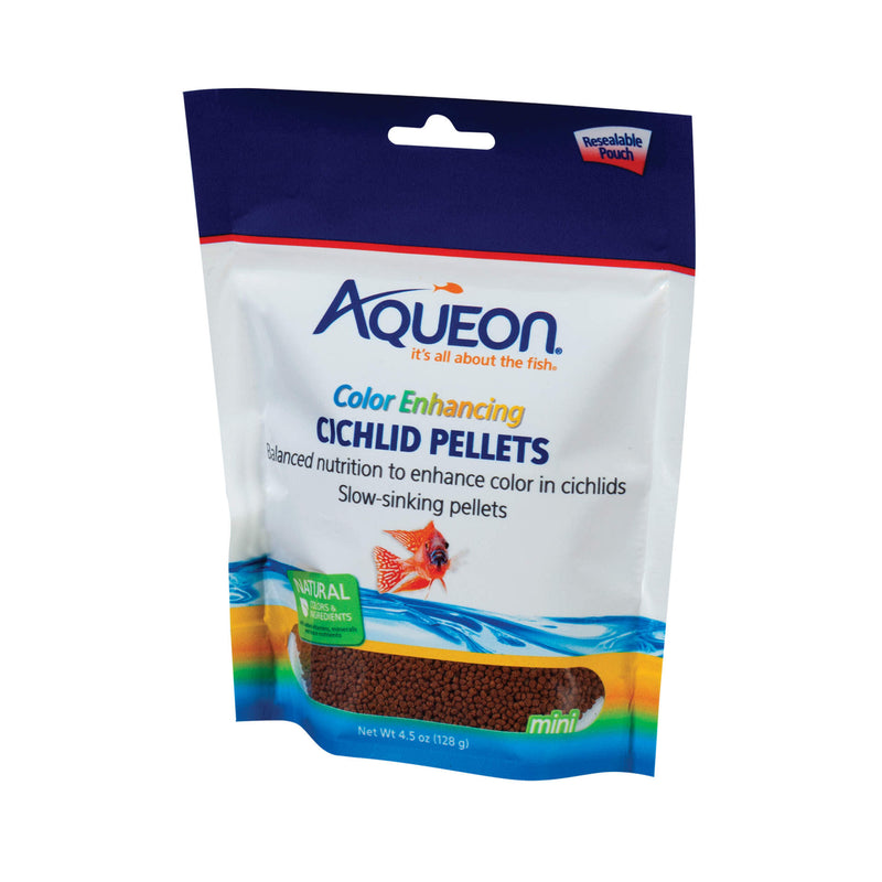 Aqueon Cichlid Food Color Enhancing 4.5 Ounces