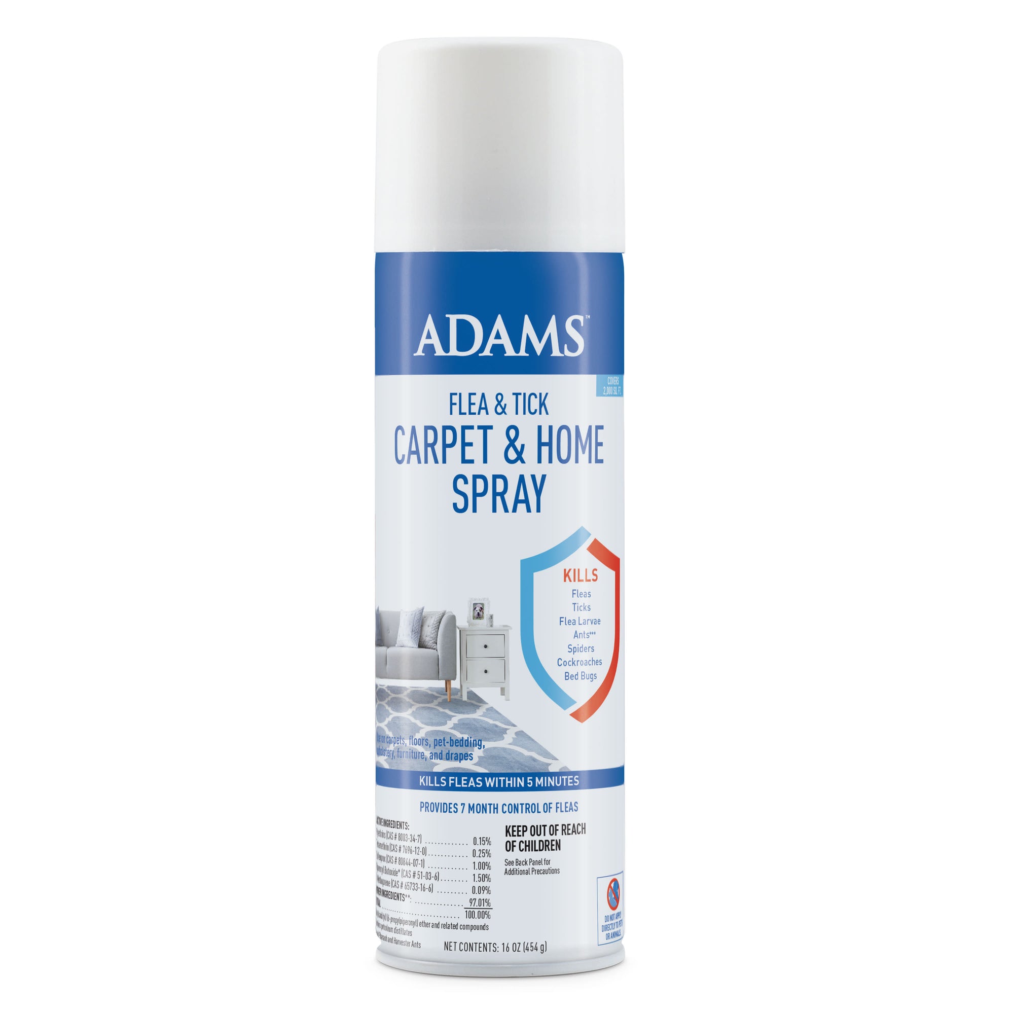 Adams Flea Tick Carpet Home Spray 16 Ounces – Petsense