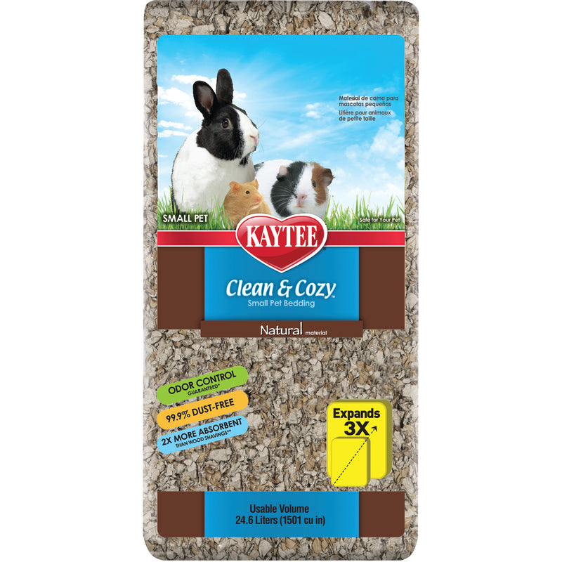 Kaytee Clean & Cozy Natural Small Animal Pet Bedding 24.6 Liters