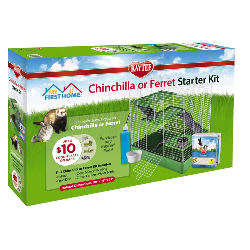 Kaytee My First Home Ferret or Chinchilla Starter Kit 30"x 18" x 29"