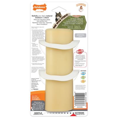 Nylabone Marrow Beef Flavor Dog Chew Toy, L