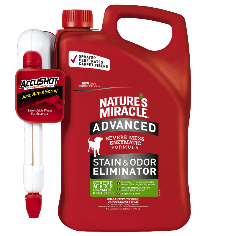 Nature's Miracle Advanced Stain & Odor Eliminator AccuShot 170oz – Petsense