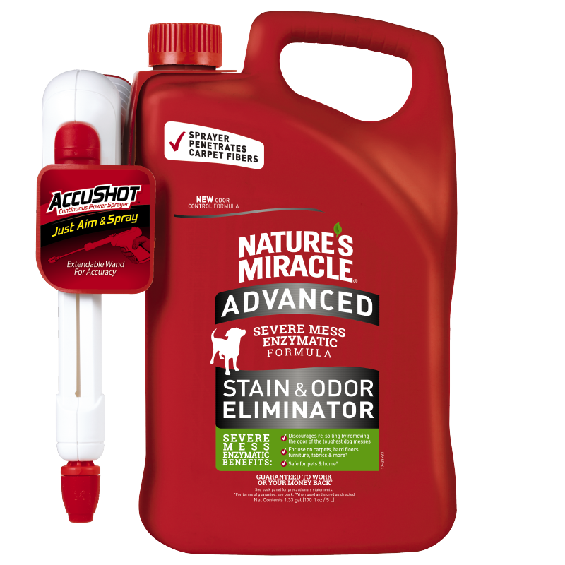 Nature's Miracle Advanced Stain Odor Eliminator AccuShot 170oz