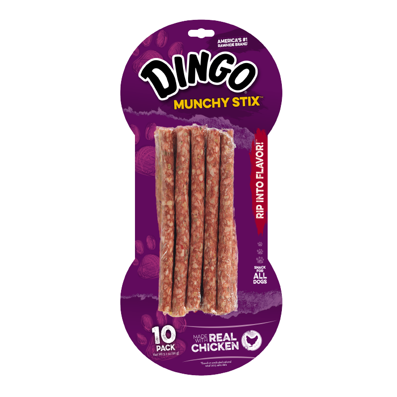Dingo Munchy Stix 3.1oz 10pk