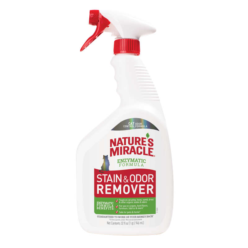 Nature's Miracle Just for Cats Stain & Odor Remover Spray 32oz