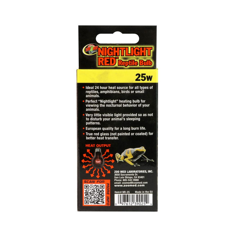Zoo Med Nightlight Red™ Reptile Bulb