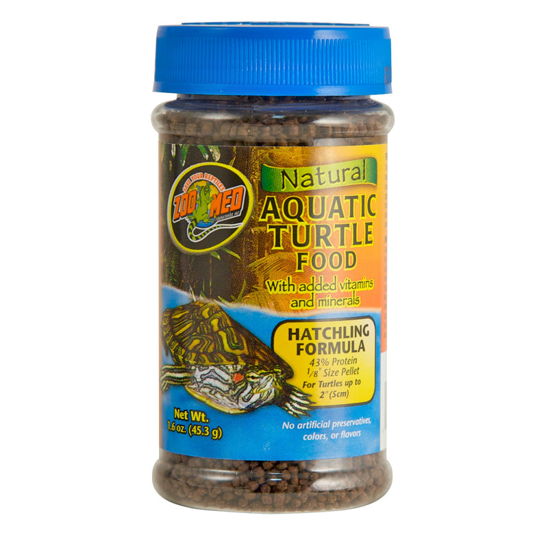 Zoo Med Natural Aquatic Turtle Food - Hatchling 1.6 Ounces