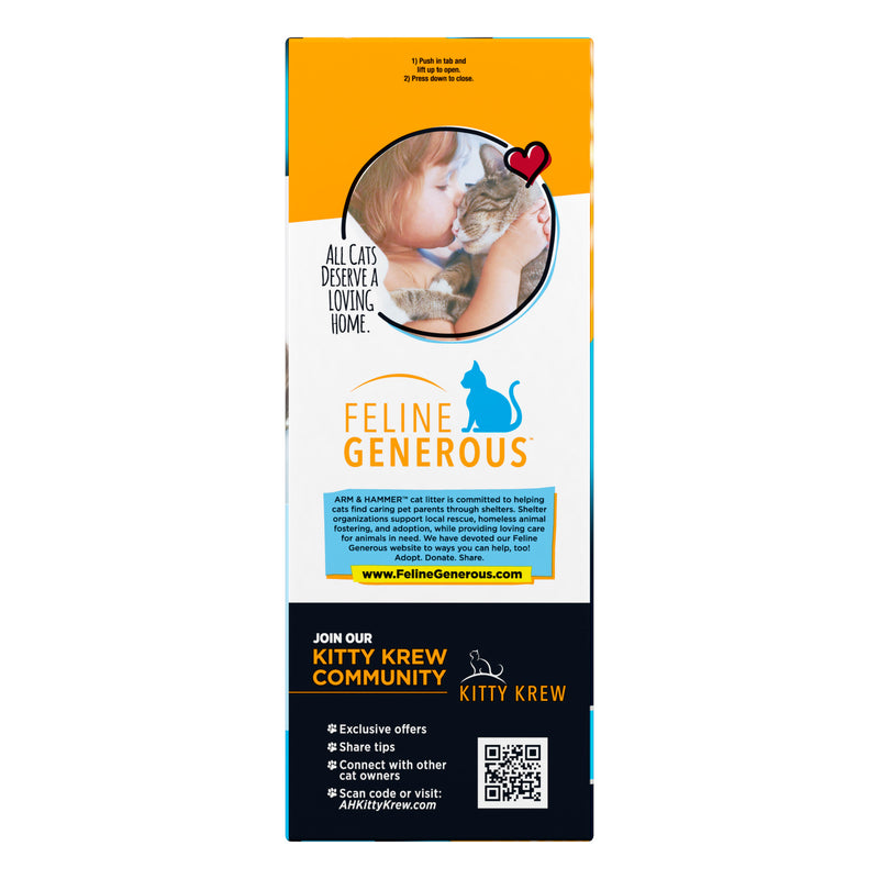 ARM & HAMMER Cloud Control Multi-Cat Clumping Cat Litter with Hypoallergenic Light Scent, 14 lb