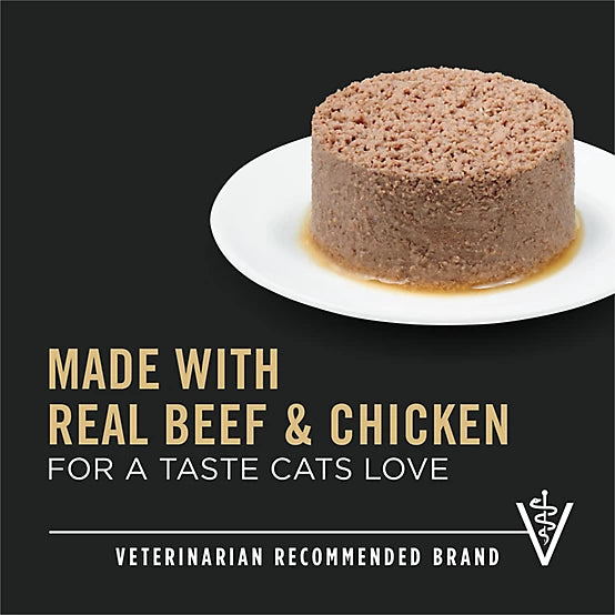 Purina Pro Plan Urinary Tract Health Adult Beef and Chicken Entree Wet Cat Food, 3 oz