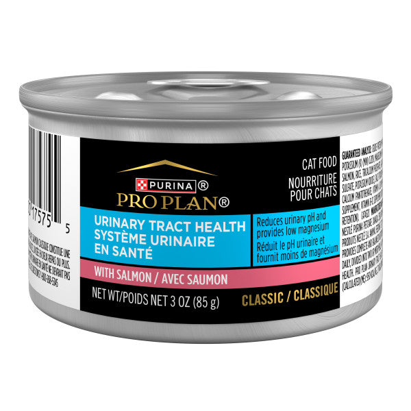 Purina Pro Plan Urinary Tract Health With Salmon Classic Wet Cat Food Pate - 3 oz. Pull-Top Can