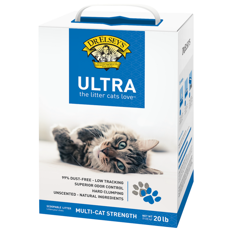 Dr. Elsey's Ultra Unscented Clumping Cat Litter 20lb Box