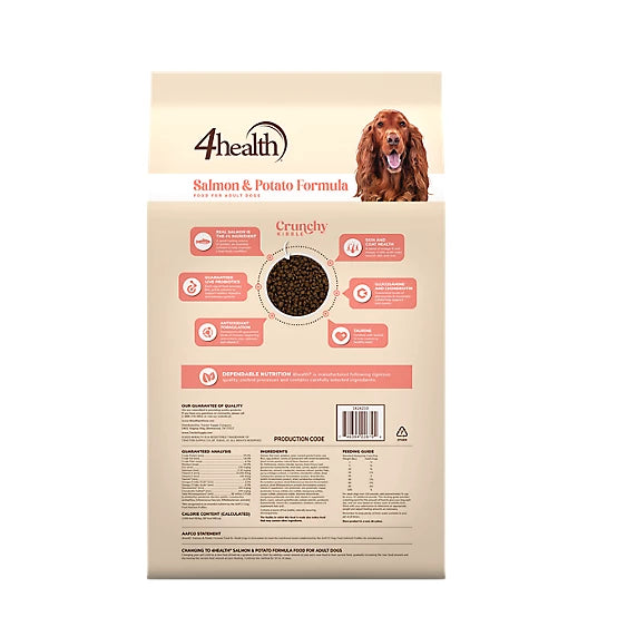 4health with Wholesome Grains Adult Salmon and Potato Formula Dry Dog Food