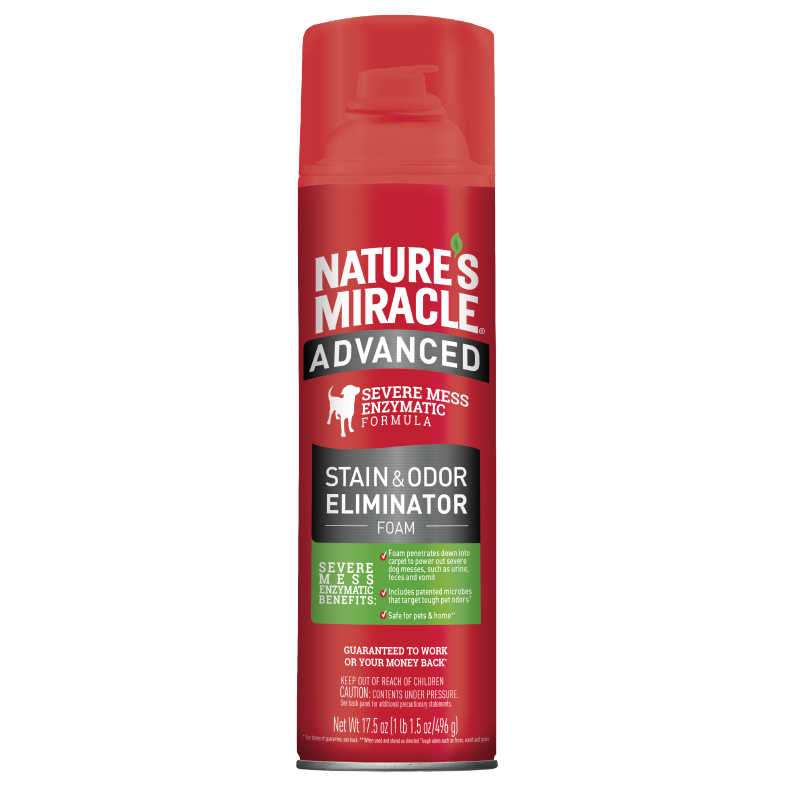 Nature's Miracle Advanced Dog Stain and Odor Foam Aerosol 17.5oz