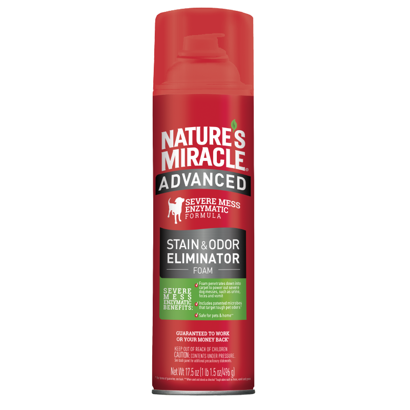 Nature's Miracle Advanced Dog Stain and Odor Foam Aerosol