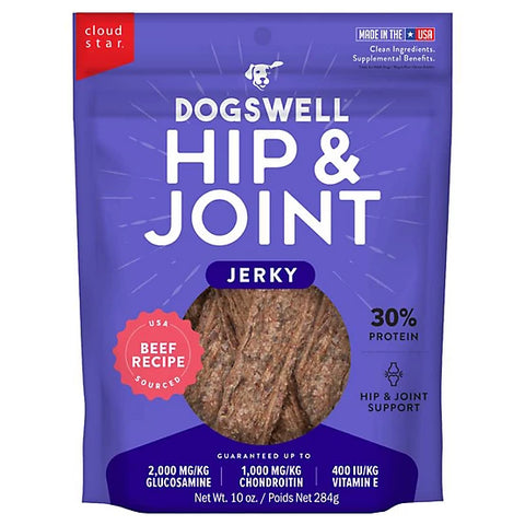 Dogswell Hip & Joint Jerky Treats, Beef Recipe 12 oz.